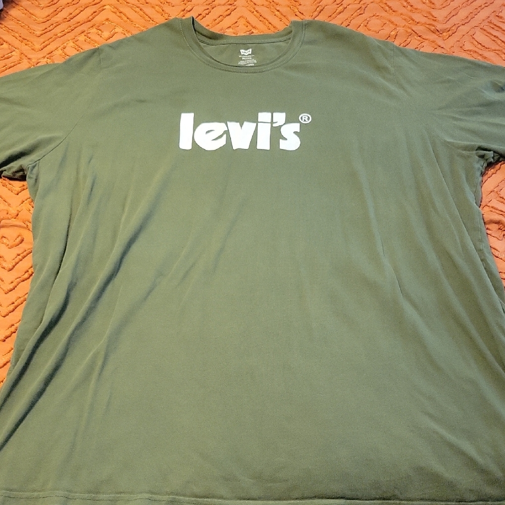 Levi's Green Short Sleeve Tee Casual Comfort